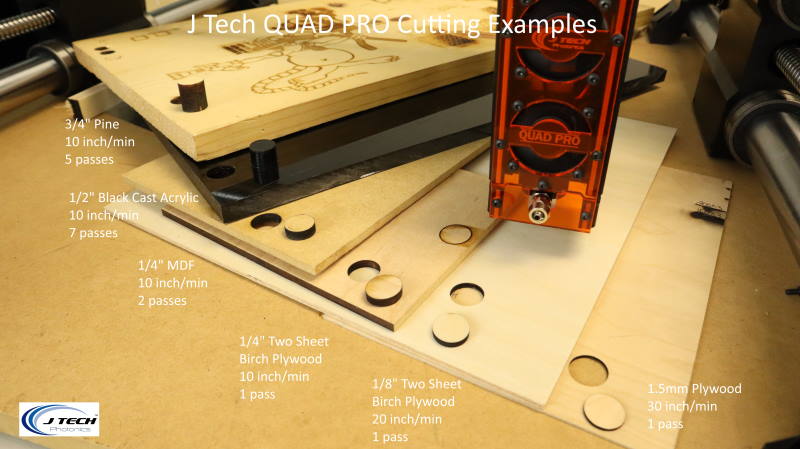 24W Quad PRO Laser Kit with Air Assist - J Tech Photonics, Inc.