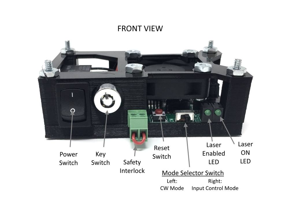 2.5 Amp Adjustable Safety Compliant Laser Diode Driver - Image 2