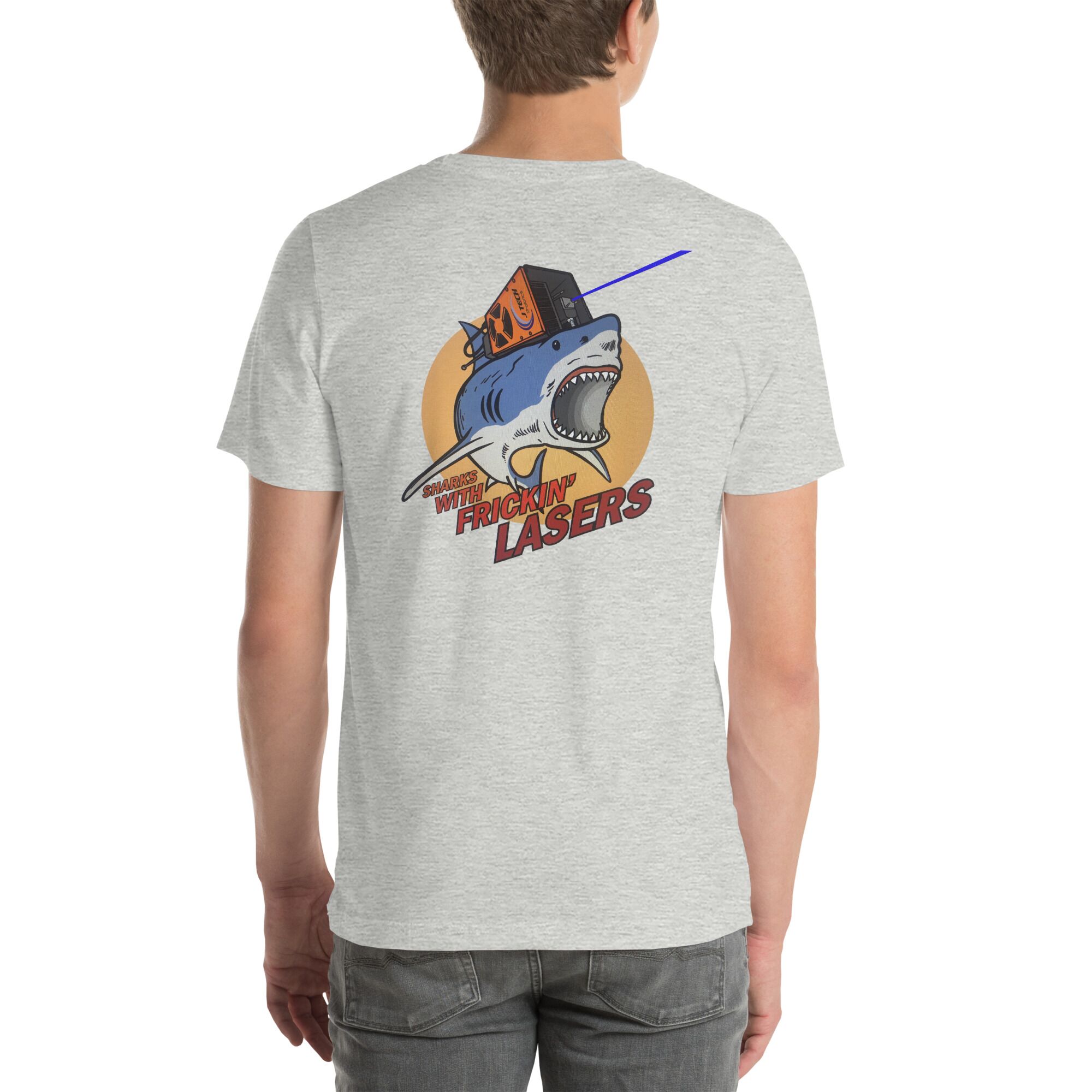 Sharks with Frickin’ Lasers Tee - Front and Back